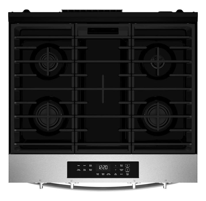 Whirlpool 30\" 5 Cu. Ft. Smart Gas Range - Stainless Steel - WSGS3330TS