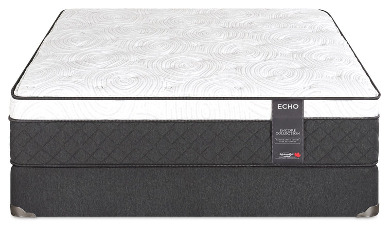 Springwall Encore Echo Eurotop Firm Full Mattress Set