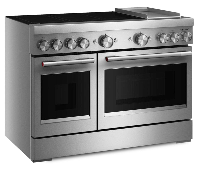 KitchenAid 6.3 Cu. Ft. Induction Freestanding Range with Griddle - Stainless Steel - KFID948SSS