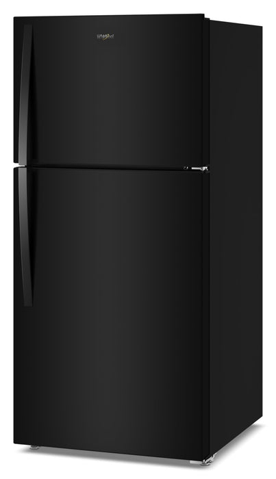 Whirlpool 29.5\" 19 Cu. Ft. Top Freezer Refrigerator with Total Coverage Cooling - Black - WRTX7419SB