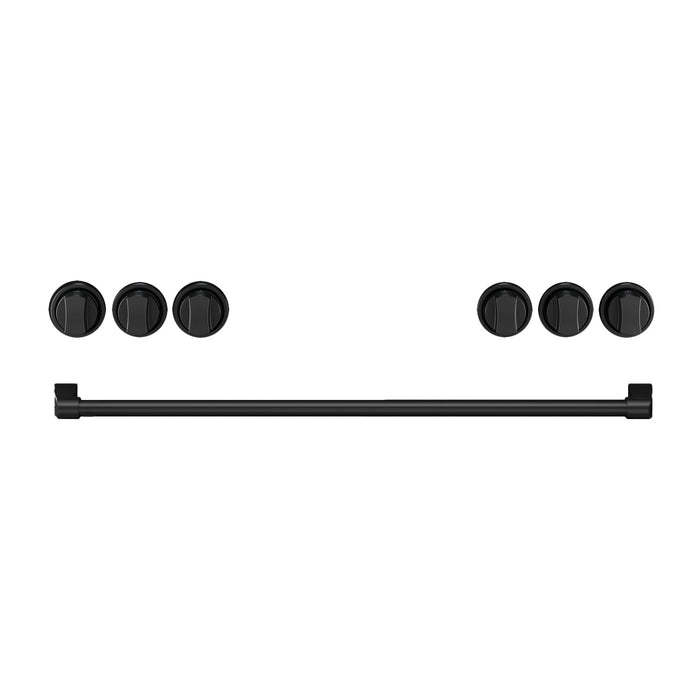 Thor Kitchen Handle and Knob Set for 36” Range in Black - CKA-RG36-BLK