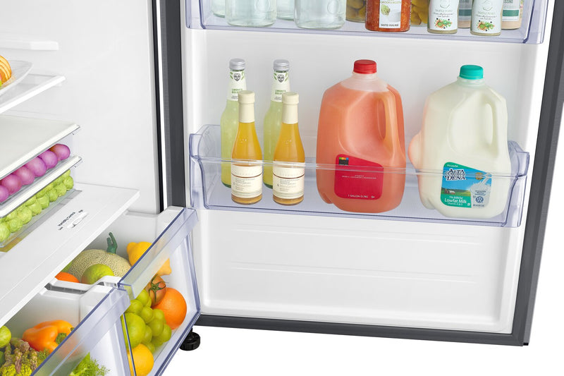 Samsung 30\" 17.6 Cu. Ft. Smart Top-Freezer Refrigerator - Silver - RT18DG6500S9AC