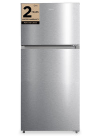 Midea 14 Cu. Ft. Garage Ready Top-Freezer Refrigerator – Stainless Steel - MRT14D2BST