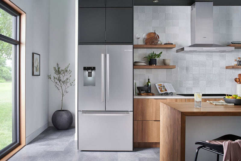 Bosch 500 Series 36\" 26 Cu. Ft. French-Door Refrigerator - Stainless Steel - B36FD52SNS