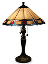 Magnolia Table Lamp with Tiffany Glass Shade – Antique Bronze