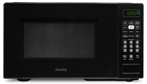 Danby 0.7 Cu. Ft. Countertop Microwave with Auto Defrost - Black - DBMW0721BBB