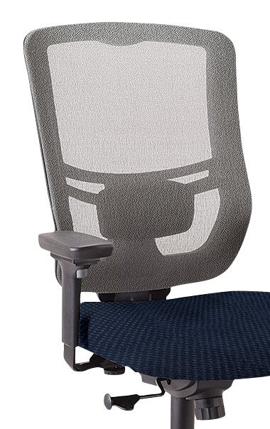 Tempur-Pedic Dante 26.4\" Office Chair - Navy with Mesh Back
