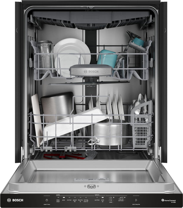 Bosch 500 Series 24” 46 dBA Built-In Dishwasher - Anti-Fingerprint Brushed Steel - SHP55DM5N 