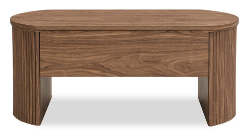 Briggs 39.76" Lift Top Coffee Table with Storage - Brown 