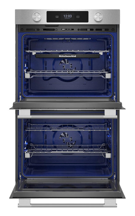 KitchenAid 30\" Smart Electric Double Wall Oven - PrintShield™ Stainless Steel - KOED730SPS\t