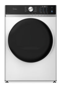 Midea 8.0 Cu. Ft. Tumble Dryer with Steam Care – White - MLHE52S7AWW 