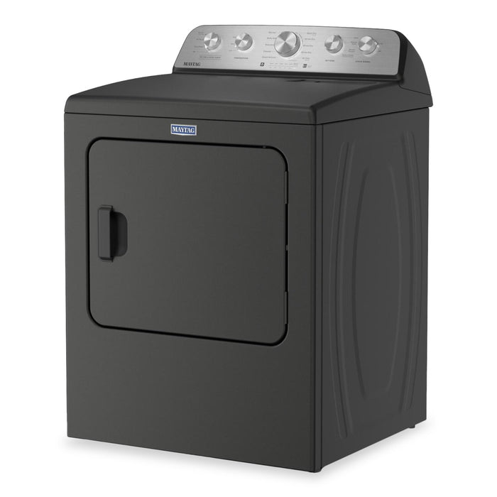 Maytag 5.4 Cu Ft. Top Load Washer with Pet Pro and 7.0 Cu Ft. Gas Dryer – Volcano Black 