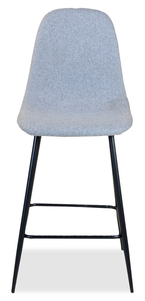 Jax Counter-Height Stool with Polyester Fabric, 26