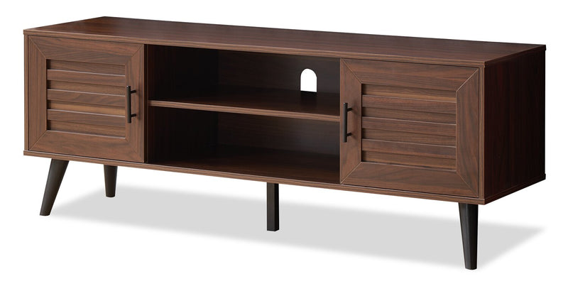 Archer 55\" Modern TV Stand with Storage for TVs up to 58\"- Dark Walnut