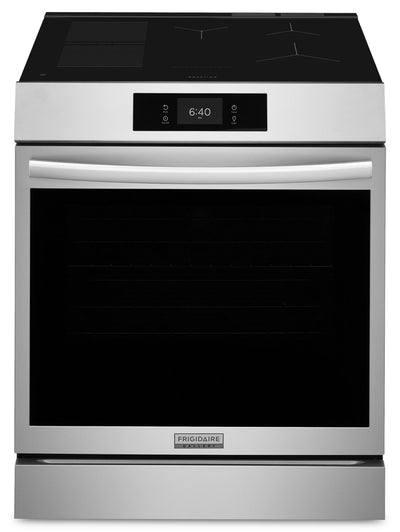 Frigidaire Gallery 6.2 Cu. Ft. Induction Range with Stone-Baked Pizza - Smudge-Proof® Stainless Steel - GCFI307CBF | Cuisinière à induction Frigidaire Gallery de 6,2 pi³ avec pizza cuite sur pierre - acier inoxydable Smudge-ProofMD - GCFI307CBF