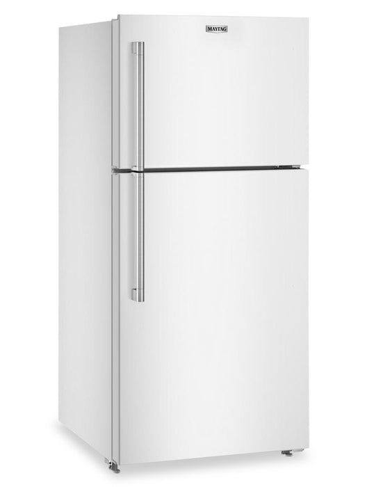 Maytag 30\" 19 Cu. Ft. Top-Freezer Refrigerator with Garage Mode – White - MRTX5119SW