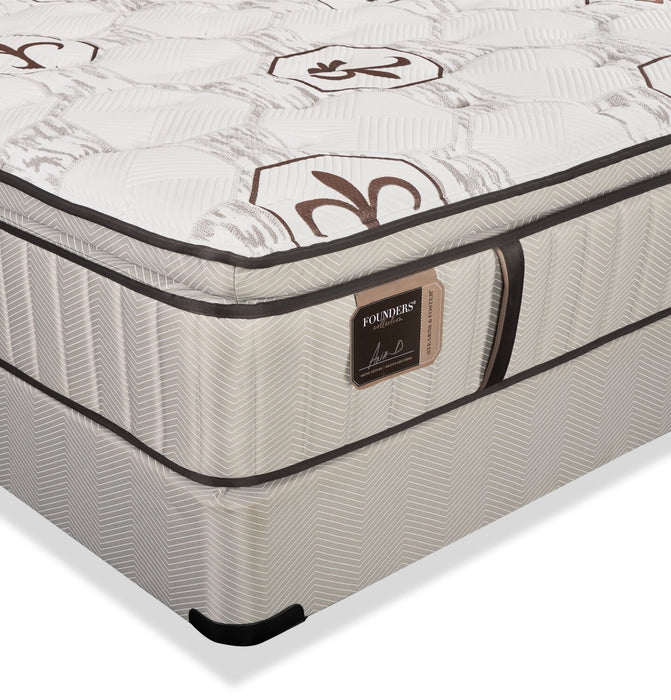  Stearns & Foster® Burnley Luxury Pillowtop Medium King Mattress Set