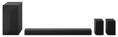 LG 5.1 CH Bluetooth Dolby Digital Soundbar with Rear Speakers and Wireless Subwoofer (S60TR.ACANLLK) | Barre de son LG à 5.1 canaux avec Bluetooth, DolbyMD Digital, haut-parleurs arrière et caisson d’extrêmes graves sans fil (S60TR.ACANLLK)