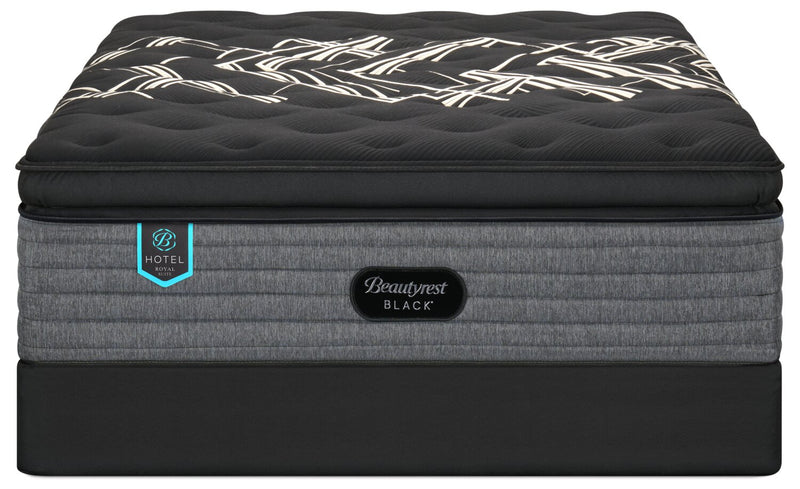 Beautyrest Black Hotel Royal Suite Euro Pillowtop Plush Queen Mattress Set