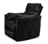 Remi 38\" Fabric Swivel Glider Power Reclining Chair with USB Ports – Charcoal 