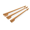 KitchenAid 3-Piece Handle Kit for 42\" Built-In French Door Refrigerator – Bronze – W11777174