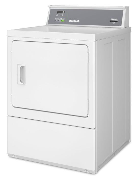 Huebsch 7 Cu.Ft. Commerical Prep for Card Electric Front Load Dryer – White - HDENYRGS176CW01