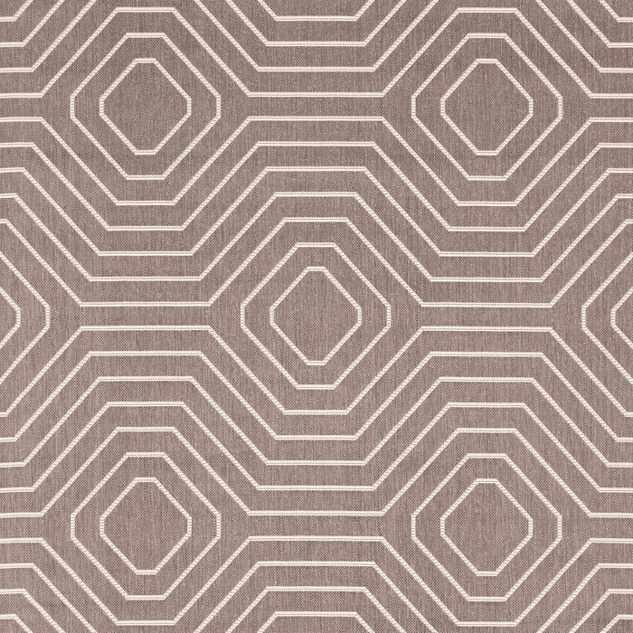 Suri 5'3\" x 7'7\" Geometric Area Rug – Brown