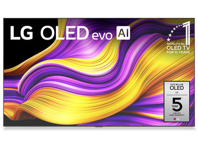 LG 97" G5 OLED 4K UHD evo AI Smart webOS TV (OLED97G5WUA.ACC) - 2025 Model | Téléviseur intelligent DELO evo LG G5 UHD 4K de 97 po avec IA et webOS (OLED97G5WUA.ACC) - modèle 2025