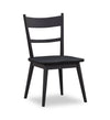 Kort & Co. Sol Dining Chair with Curved Ladder-Back - Black