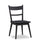 Kort & Co. Sol Dining Chair with Curved Ladder-Back - Black