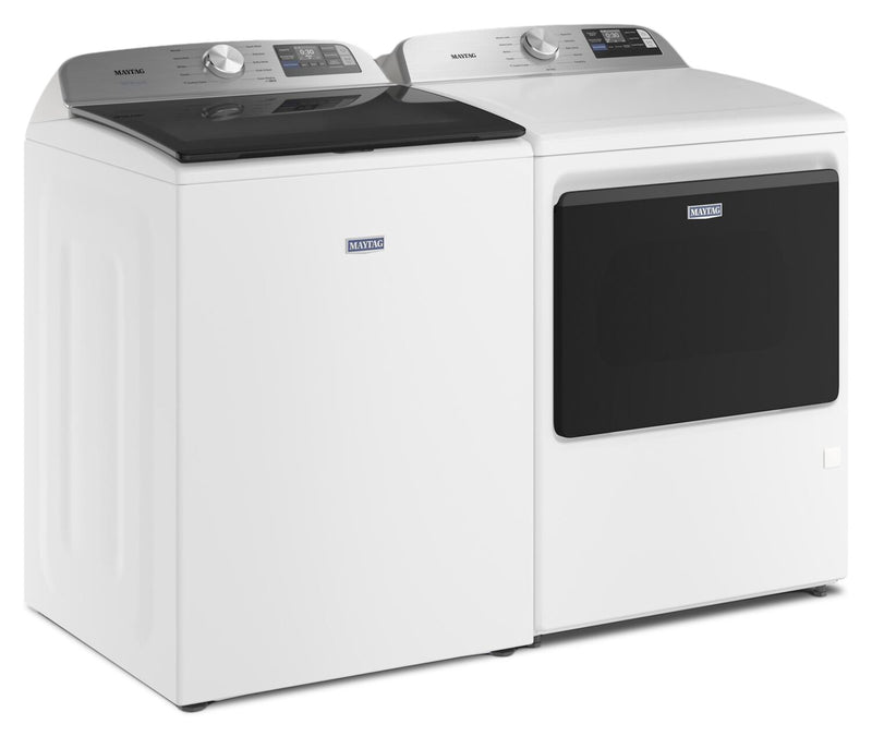 Maytag 6.0 Cu. Ft. Smart Top-Load Washer and 7.4 Cu. Ft. Gas Dryer – White 