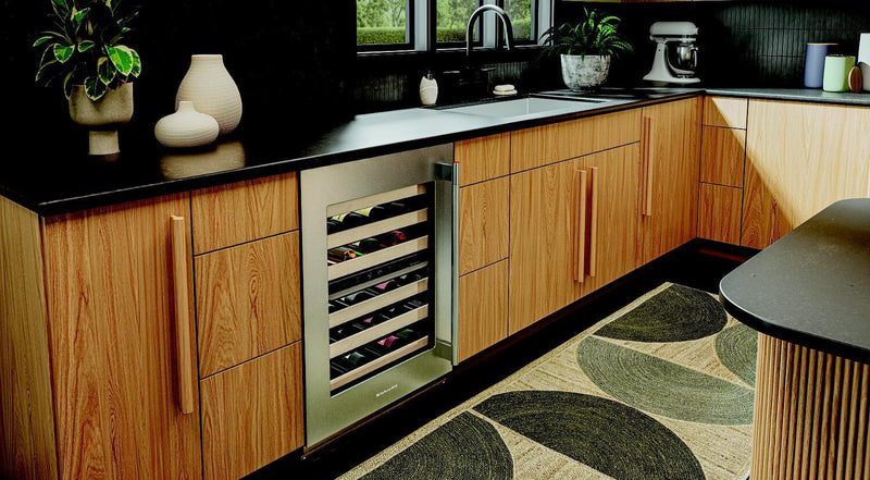 KitchenAid 24\" Undercounter Wine Cellar - PrintShield™ Stainless Steel - KUWL524SPS