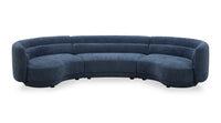 Davvero 3-Piece Sectional - Navy  