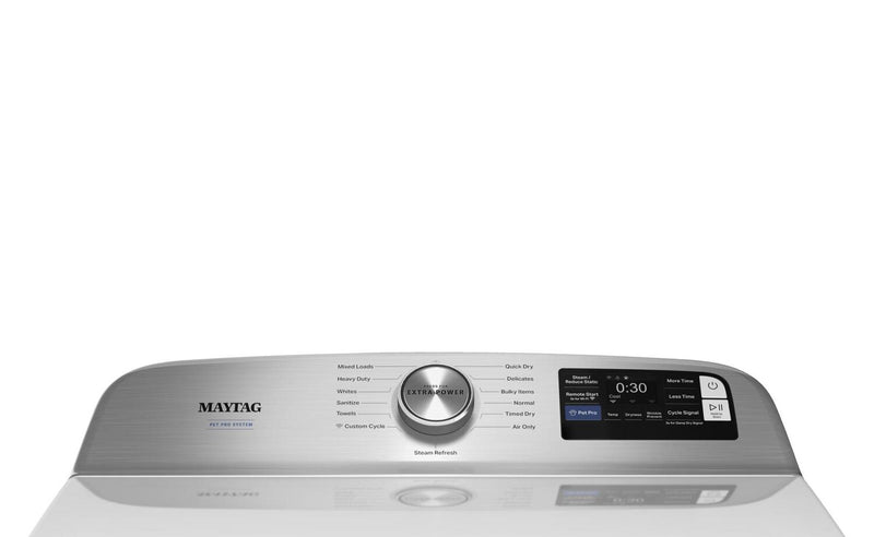 Maytag 7.4 Cu. Ft. Pet Pro Gas Dryer - White - MGD7205RW 