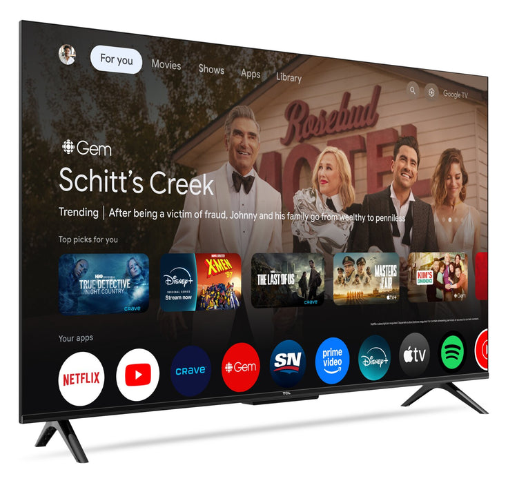 TCL 43\" S41K 4K UHD Google Smart TV