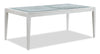 Vida Dining Table with Glass Inserts, 78