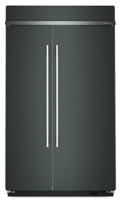 Kitchenaid 48\" 29.4 Cu. Ft. Built-In Side-by-Side Refrigerator – Juniper - KBSN748SJP