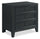 ["Casa Bedside 3-Drawer Nightstand with USB Port, 27##PACKAGEDETAILSquot;W x 26.5##PACKAGEDETAILSquot;H, Wood - Black"]