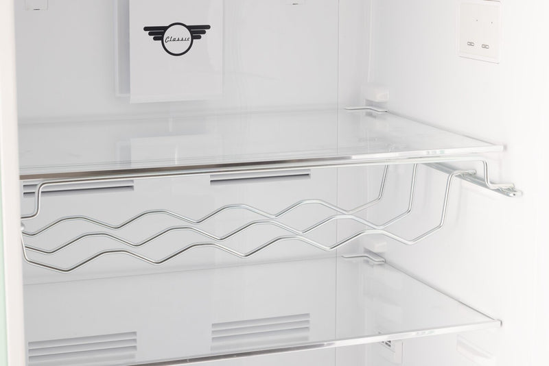 Unique Classic Retro 24\" 11 Cu Ft. Top Freezer Refrigerator – Matte Black - UNQ-310L MB TM