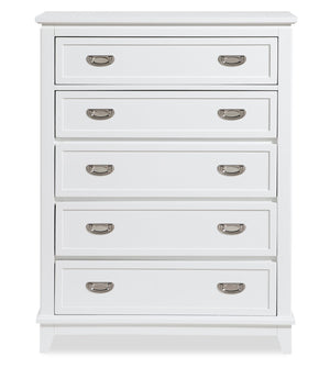 Quinn Bedroom Chest of Drawers, 5-Drawer, 36.5