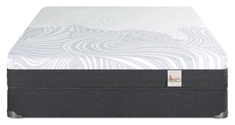Springwall Spa 8 Firm Smooth Top Queen Mattress in a Box Set