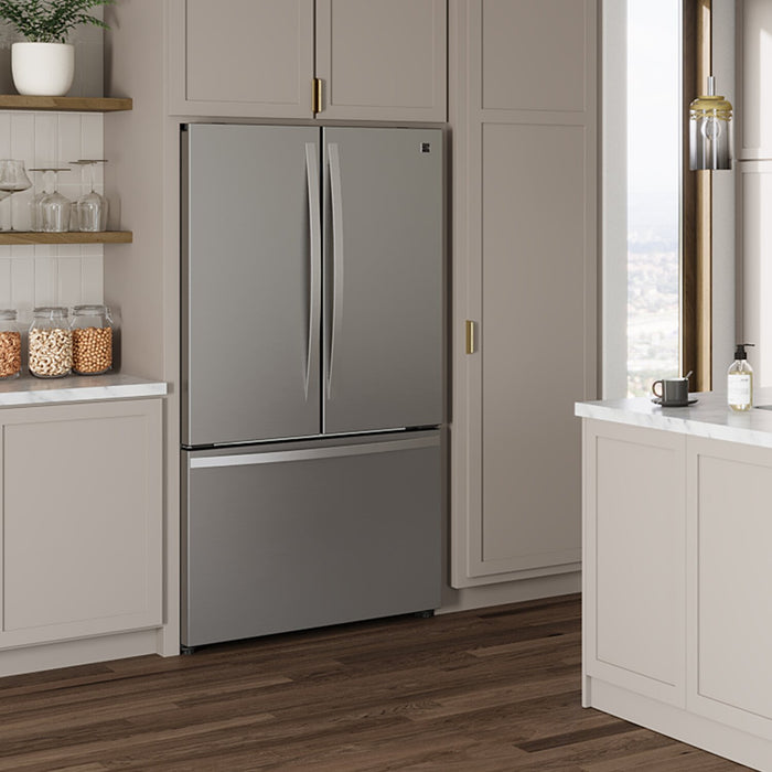 Kenmore 36\" 20.3 Cu. Ft French Door Refrigerator – Fingerprint Resistant Stainless Steel - KKFDR36x20.3-SS 