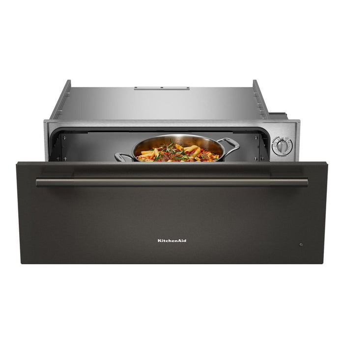 KitchenAid 30\" Slow Cook Warming Drawer – Black Ore - KWES730SBE