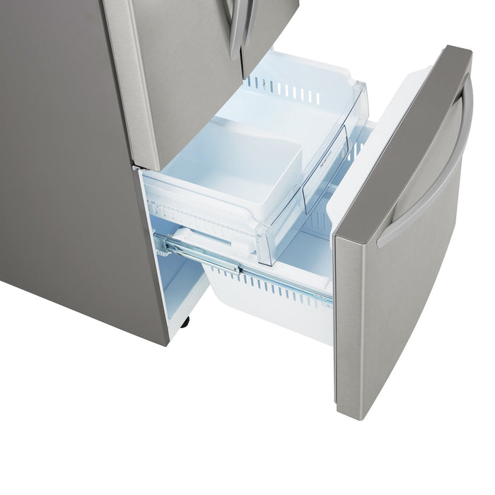 LG 30\" 21.8 Cu. Ft. French Door Standard-Depth Refrigerator - Stainless Steel - LFCS22520S 