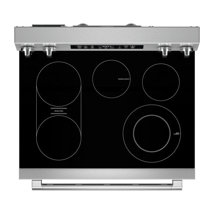 Maytag 30\" 5.3 Cu. Ft. Electric Range with No Preheat Air Fry - Fingerprint Resistant Stainless Steel - YMFES7030SZ