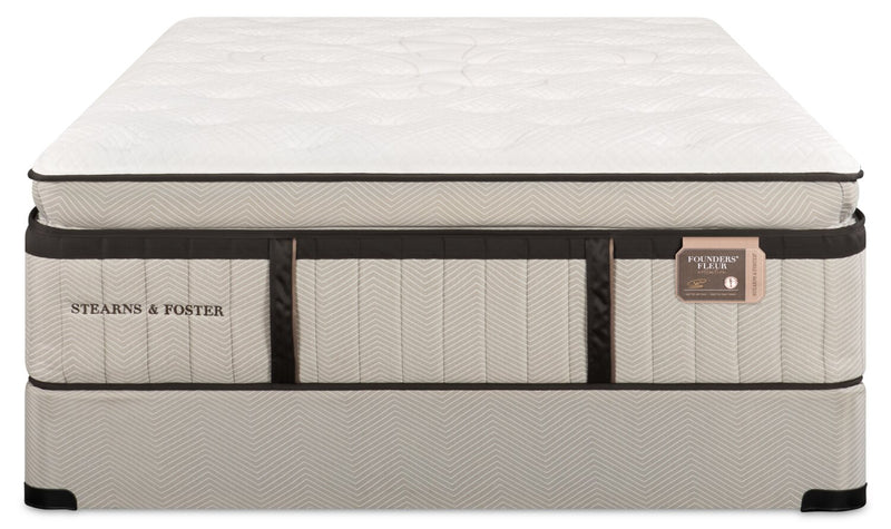 Stearns & Foster® Swansea Luxury Euro Pillowtop Queen Mattress Set