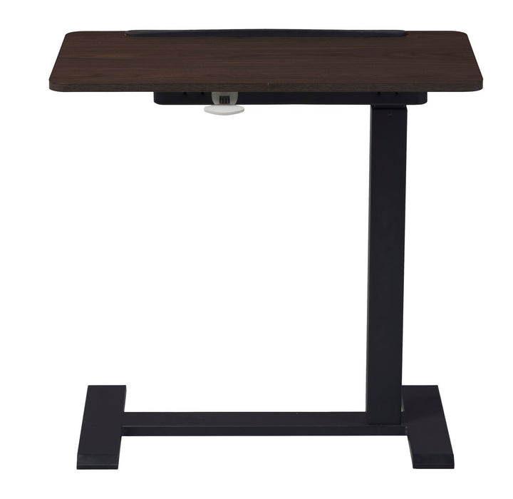 Aaron 26.77\" Portable Lift-Top Office Desk with Adjustable Height - Walnut