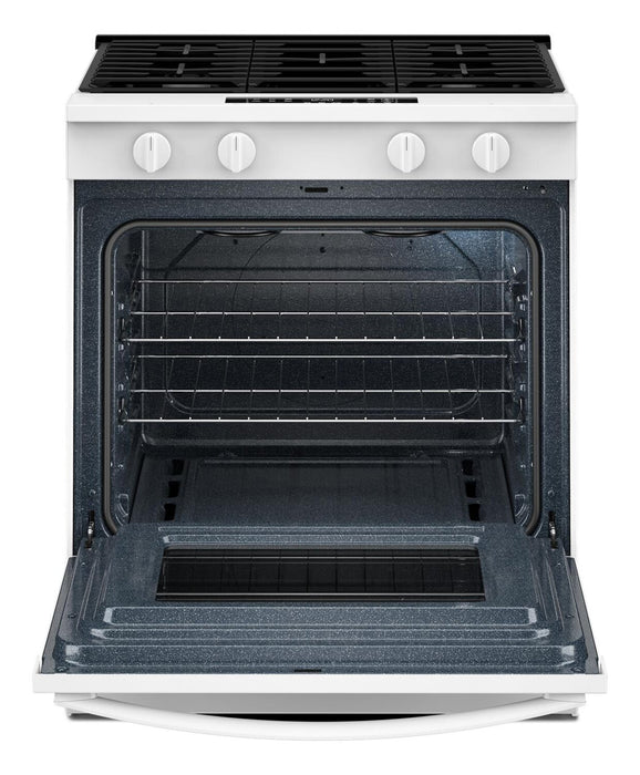 Whirlpool 30\" 5 Cu. Ft. Smart Gas Range - White - WSGS3330TW