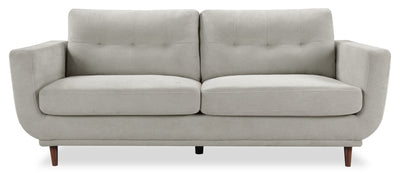 Cosmo 80" Fabric Sofa with Tufted Back Cushions - Grey | Sofa Cosmo de 80 po en tissu avec coussins de dossier capitonnés - gris