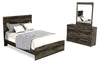 Riley 5-Piece Full Bedroom Set - Grey